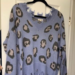 Leopard sweater purchased from local boutique